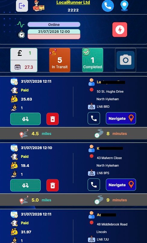 LocalRunner delivery dashboard